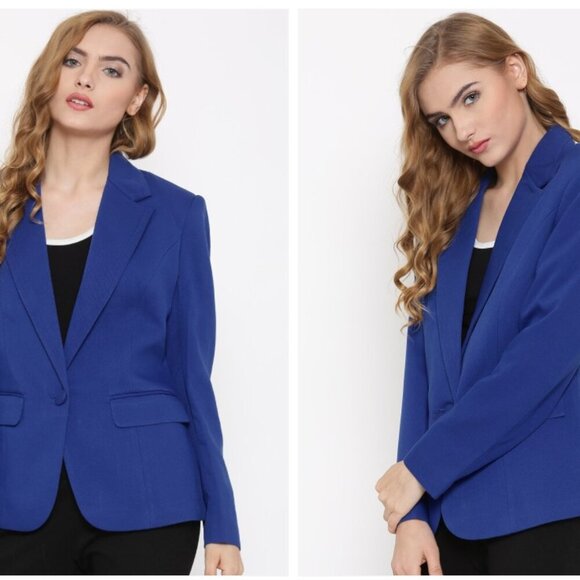 Forever 21 Jackets & Blazers - Forever 21 Blue Blazer Small EUC